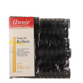 Annie Rolos Negro (12unid/med) 1012 Rulos