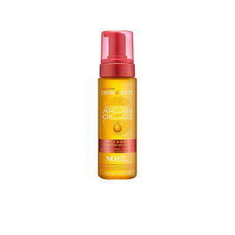 Creme Of Nature Argan Style & Shine Foaming Mousse Espuma Peinado Fijación Duradera Cuerpo 207ml