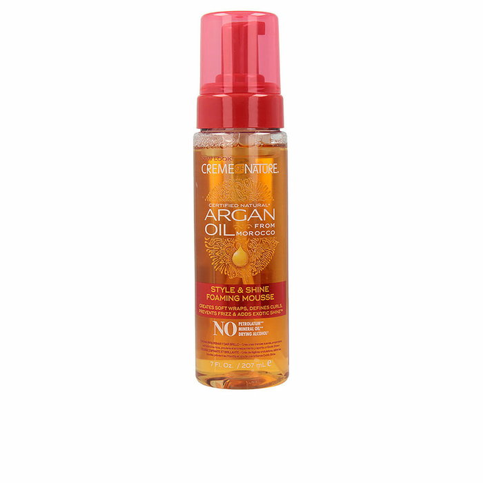Creme Of Nature Argan Style & Shine Foaming Mousse 207ml Creme Of Nature Argan Style & Shine Foaming Mousse 207ml