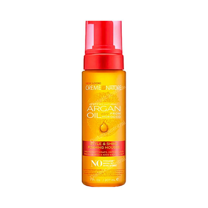 Creme Of Nature Argan Style & Shine Foaming Mousse 207ml Creme Of Nature Argan Style & Shine Foaming Mousse 207ml