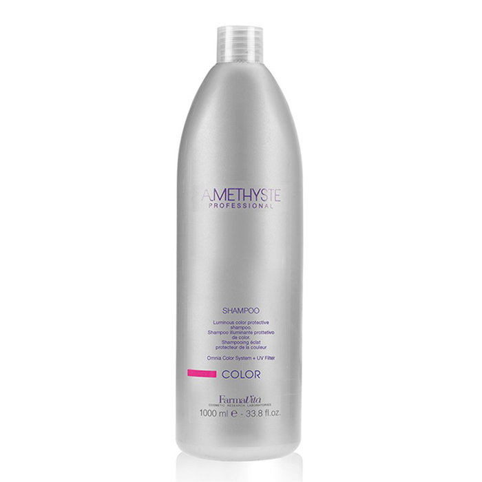 Farmavita Amethyste Color Shampoo 1000ml – Champú Abrillantador Protector para Cabello Teñido y con Mechas Farmavita Amethyste Color Shampoo 1000ml – Champú Abrillantador Protector para Cabello Teñido y con Mechas