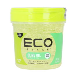 Eco Styler Gel de Peinado Aceite de Oliva 473 Ml - Máxima Fijación con Aceite de Oliva
