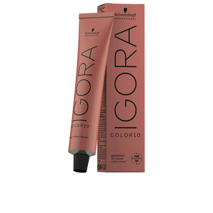 Schwarzkopf IGORA COLOR 10 8-00 Tinte Permanente en Crema, Rubio Medio 8-00, 60 ml, Cobertura Canas en 10 Minutos Schwarzkopf IGORA COLOR 10 8-00 Tinte Permanente en Crema, Rubio Medio 8-00, 60 ml, Cobertura Canas en 10 Minutos