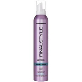 Montibel·Lo Finalstyle Mousse Strong Espuma Fijación Fuerte Textura Brillo y Protección Cabello 320 Ml