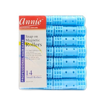 Annie Rulos para el pelo Pequeños Azul 14 uds