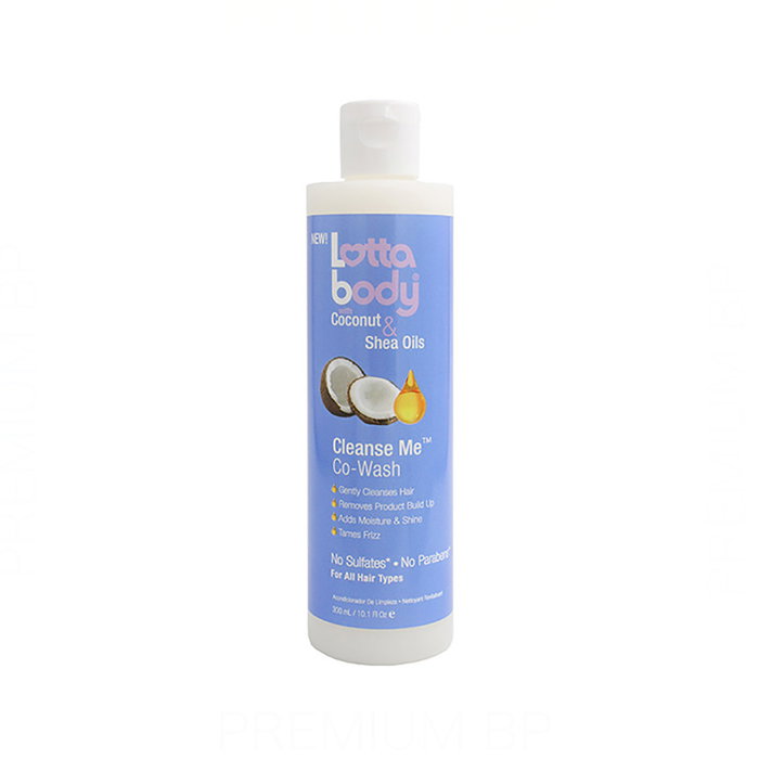 Lotta Body Coconut & Shea Oils Cleanse Me Co-Wash 300ml Lotta Body Coconut & Shea Oils Cleanse Me Co-Wash 300ml