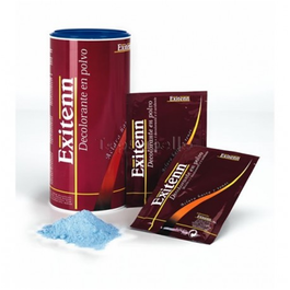 Exitenn Decoloración Sobres 30 grs. Polvo Decolorante Compacto Azul para Mechas y Transparencias