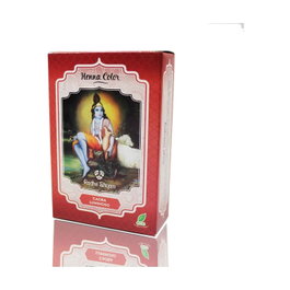 Radhe Shyam Henna Polvo Caoba Luminoso 100g Tinte Capilar Natural