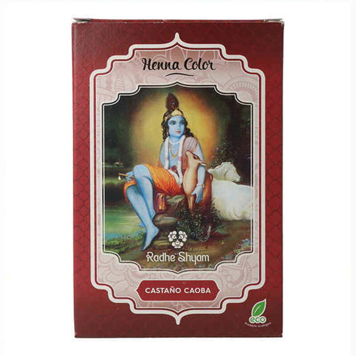 Radhe Shyam Henna en Polvo Castaño Caoba