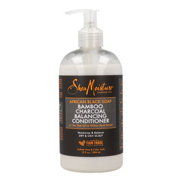 Shea Moisture Acondicionador Jabón Negro Africano Carbón de Bambú 384 ml/13 Oz