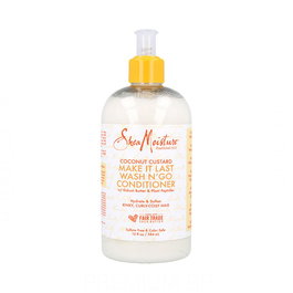 Shea Moisture Coconut Custard Make It Last Wash N'Go Conditioner Acondicionador 384ml