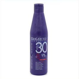 Salerm Oxidante Oxig 30vol 9% 225 Ml para Tinte y Coloración, Desarrollador de Peróxido para Cabello Profesional