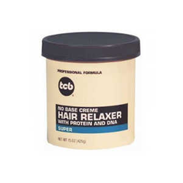 TCB Hair Relaxer With Protein And Dna Super 425gr Alisador en crema sin base para cabello afroamericano