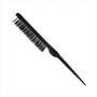 EUROSTIL Cepillo Crepar Plano Nylon Negro