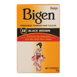 Bigen Baño de Coloración 58 Black Brown 6 Gr