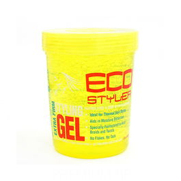 Eco Styler Gel de Peinado Fijación Máxima para Cabello Teñido Color Amarillo 907 Gr