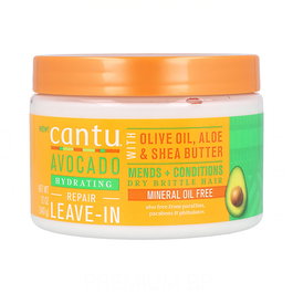 Cantu Crema Reparadora Acondicionadora con Aguacate, Cabello Dañado, 12Oz/340G