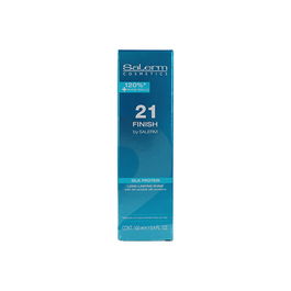Salerm Salerm 21 Finish Proteinas De Seda 100 ml + C2 - Acondicionador de Toque Final Iluminador, Brillo e Hidratación para Todo Tipo de Cabello