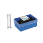 Eurostil Pack de 300 Clips Negros 50mm