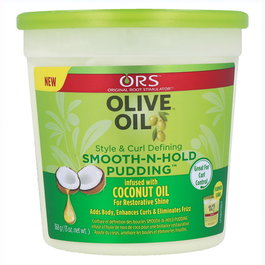 Ors Olive Oil Smooth-n-hold Pudding 368 Ml - Fijación Suave y Brillante para Cabello