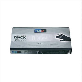 EuroStil Guantes de Látex Negro Grande