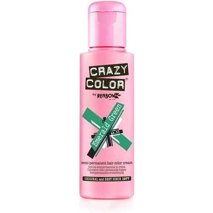 Crazy Color 53 Emerald Green Tinte Capilar Semipermanente Crazy Color 53 Emerald Green Tinte Capilar Semipermanente