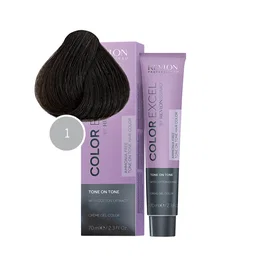 Revlon Color Excel Creme Gel Hair Colour 1 Black 70ml