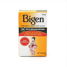 Bigen Tinte Permanente para Cabello Color Rico Marrón Medio Nº 56 6g Sin Amoniaco