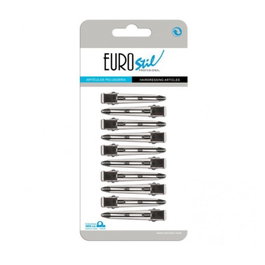 EUROSTIL Set de 10 Pinzas Medianas de Metal