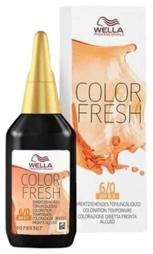 Wella Color Fresh Tinte Semipermanente 6/0 Rubio oscuro 75 ml