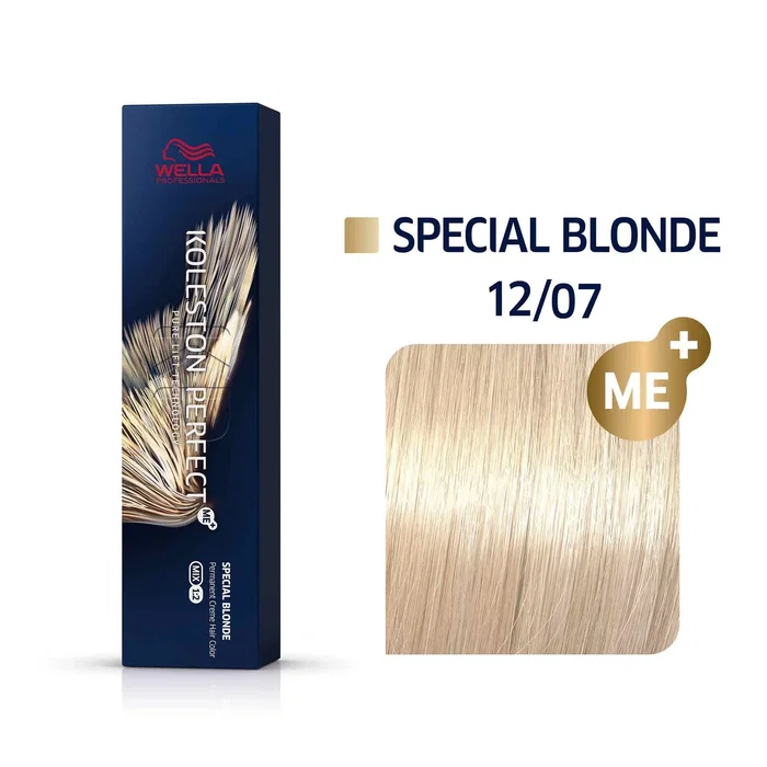Wella Professionals Koleston Perfect Me+ 12/07 Súperaclarante Rubio Natural Marrón Wella Professionals Koleston Perfect Me+ 12/07 Súperaclarante Rubio Natural Marrón