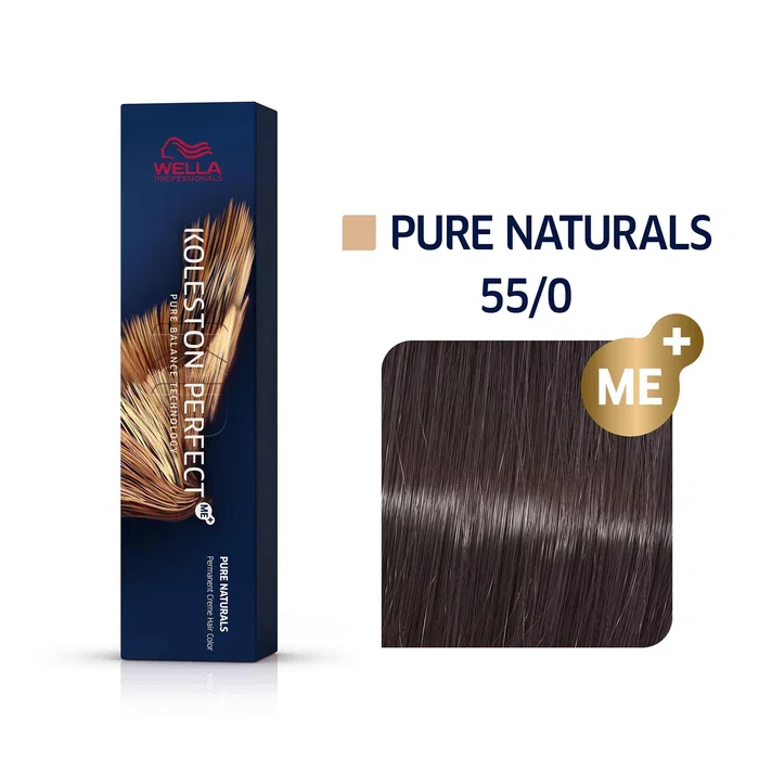 Wella Professionals Koleston Perfect Me+ 55/0 Light Chestnut Natural Intense Wella Professionals Koleston Perfect Me+ 55/0 Light Chestnut Natural Intense