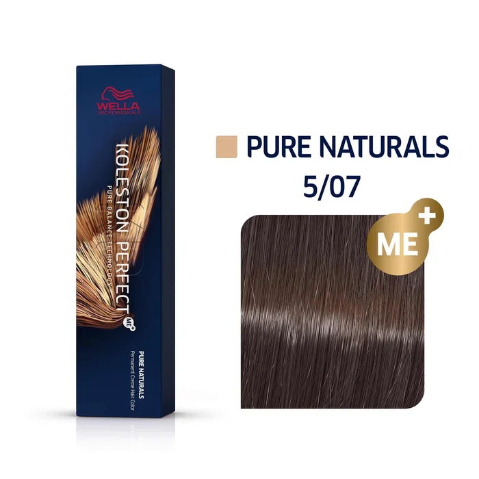 Wella Professionals Koleston Perfect Me+ 5/07 Light Chestnut Natural Brown Wella Professionals Koleston Perfect Me+ 5/07 Light Chestnut Natural Brown