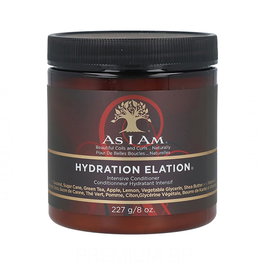 As I Am Acondicionador Penetrante Hydration Elation 227g - Hidratación Profunda, Fortalecimiento y Elasticidad para Rizos y Ondas
