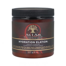 As I Am Acondicionador Intenso Hydration Elation Tratamiento Acondicionador con Aclarado que Fortalece e Hidrata Profundamente 227g