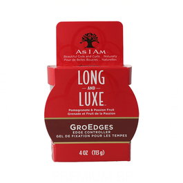 As I Am Long And Luxe Gro Edges 113G/4Oz - Fijación duradera para bordes sin descamarse