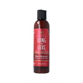 As I Am Long And Luxe Groyogurt Leave In Acondicionador sin Enjuague para Cabello Tipo 3 y 4, 237ml/8oz