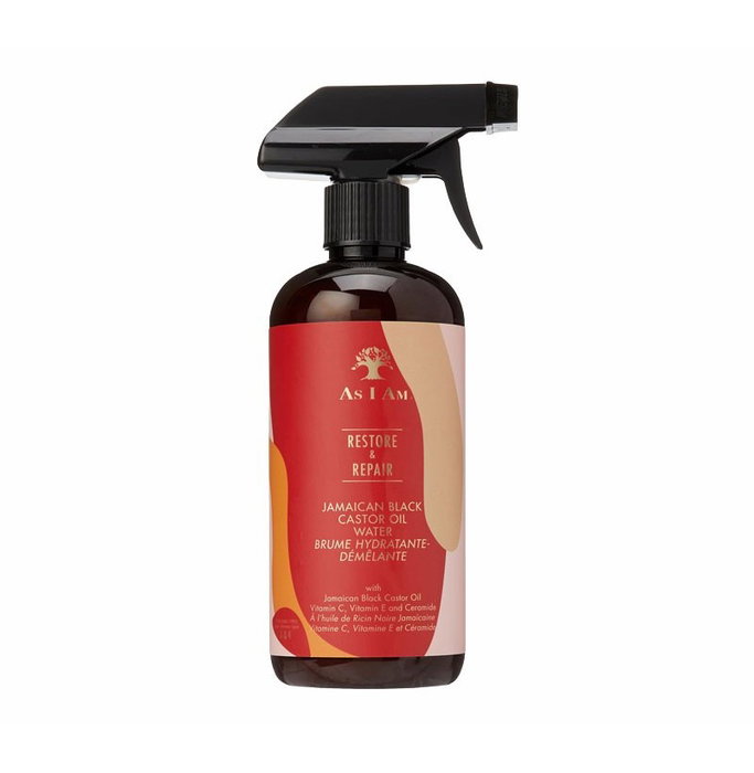 As I Am Restore & Repair Vitamin Water Spray Jamaican Black Castor Oil 473ml As I Am Restore & Repair Vitamin Water Spray Jamaican Black Castor Oil 473ml