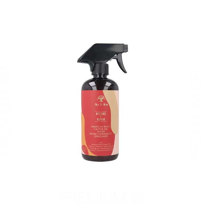 As I Am Restore & Repair Jamaican Black Castor Oil Water Spray 473ml As I Am Restore & Repair Jamaican Black Castor Oil Water Spray 473ml