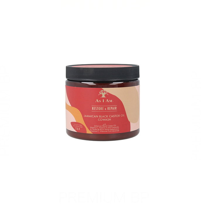 As I Am Restore & Repair Jamaican Black Castor Oil Cowash 454g As I Am Restore & Repair Jamaican Black Castor Oil Cowash 454g