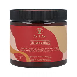 As I Am Jamaican Black Castor Oil Smoothie Crema 454G/16Oz para Cabello Tipo 3 y 4