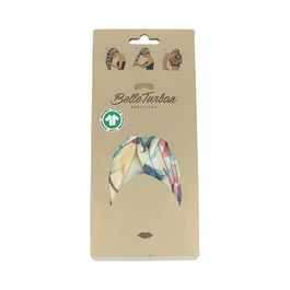 Belle Turban Turbante Flores Azules para Secado Rápido y Suave del Cabello