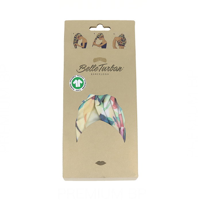 Belle Turban Turbante Flores Azules para Secado Rápido y Suave del Cabello Belle Turban Turbante Flores Azules para Secado Rápido y Suave del Cabello