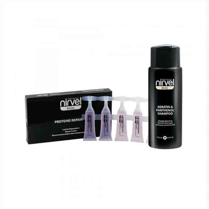 Nirvel Basic Pack Keratin & Panthenol+ Ampollas