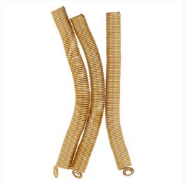 LB Bd004Sxl-Gold Bolitas Spiral Metal Grande