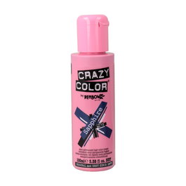 Crazy Color Tinte Semipermanente 72 Safiro 100 ml para Cabello Decolorado