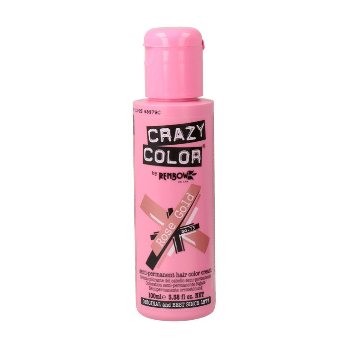 Crazy Color 73 Oro Rosado Tinte Semi-permanente 100 ml Crazy Color 73 Oro Rosado Tinte Semi-permanente 100 ml