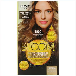 Dikson Bloom Crema Color 800 Rubio Claro 55 ml Coloración Permanente Profesional