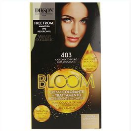 Dikson Bloom Crema Color 4.03 Chocolate Oscuro Tono Profesional Permanente 55ml