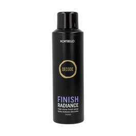 Montibello Decode Finish Radiance Spray 200ml Spray de acabado abrillantador intenso sin fijación